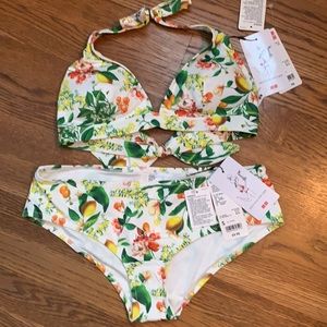 NWT Princess TamTam floral bikini